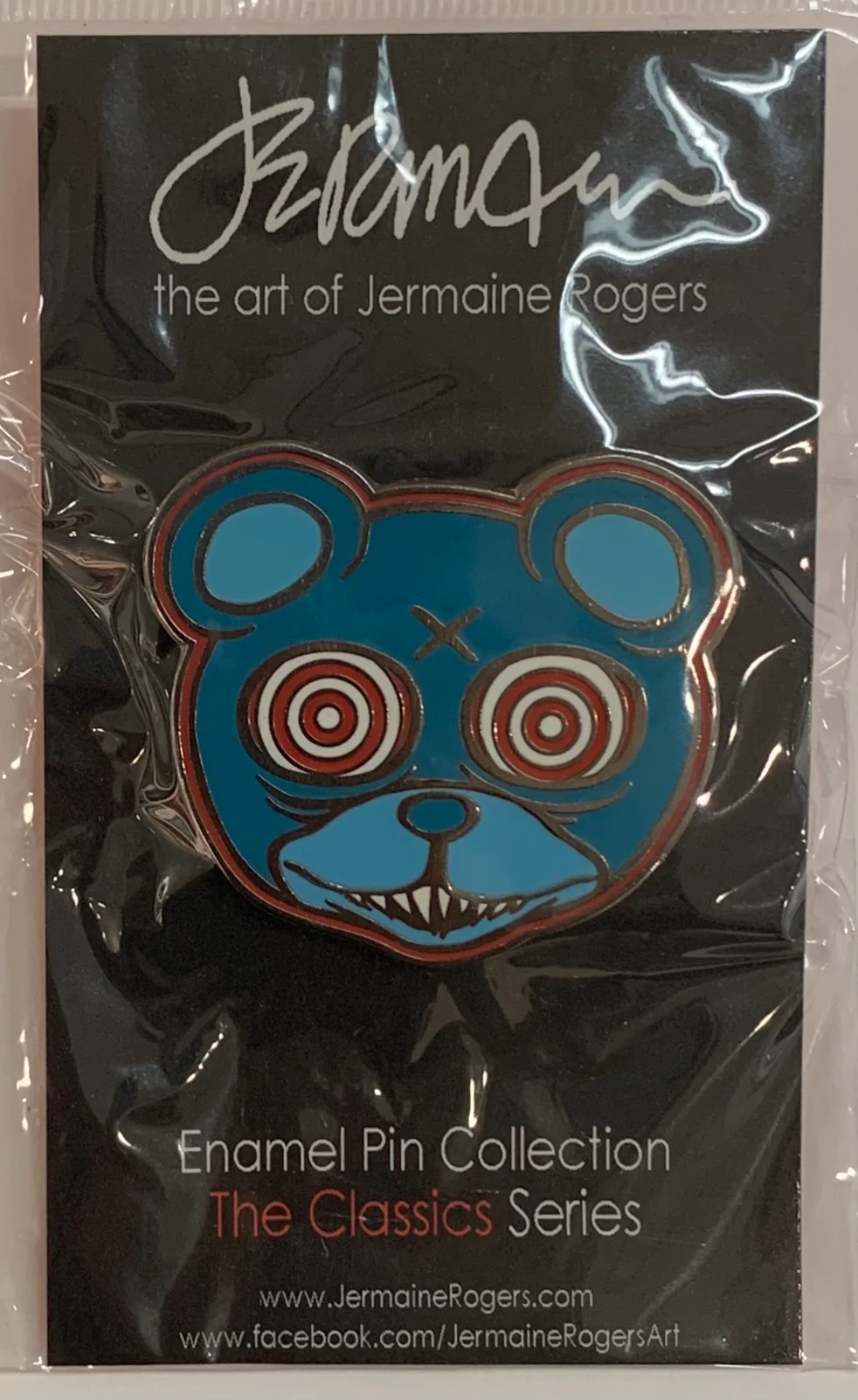 Enamel Badge - Dero Trance - Blue