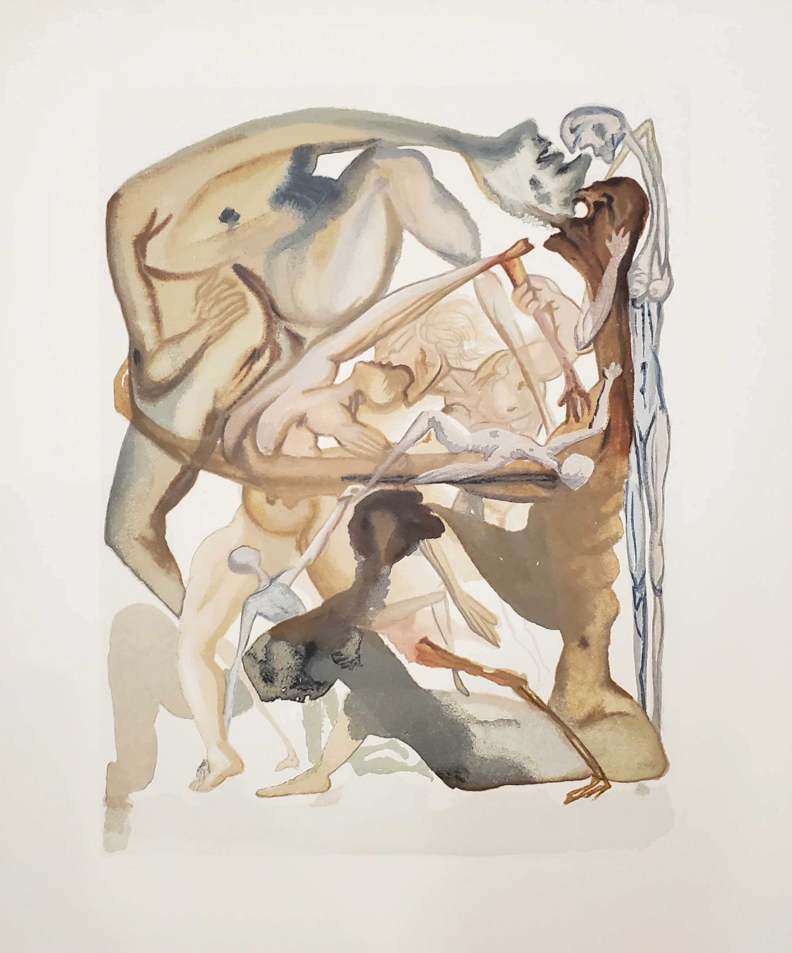 Divine Comedy, Inferno 11, On the Edge of the Seventh Circle (framed) - Image 3