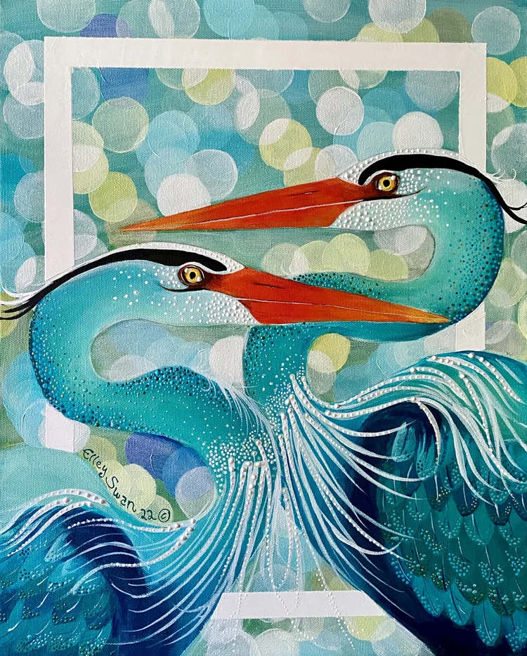 Great Blue Herons