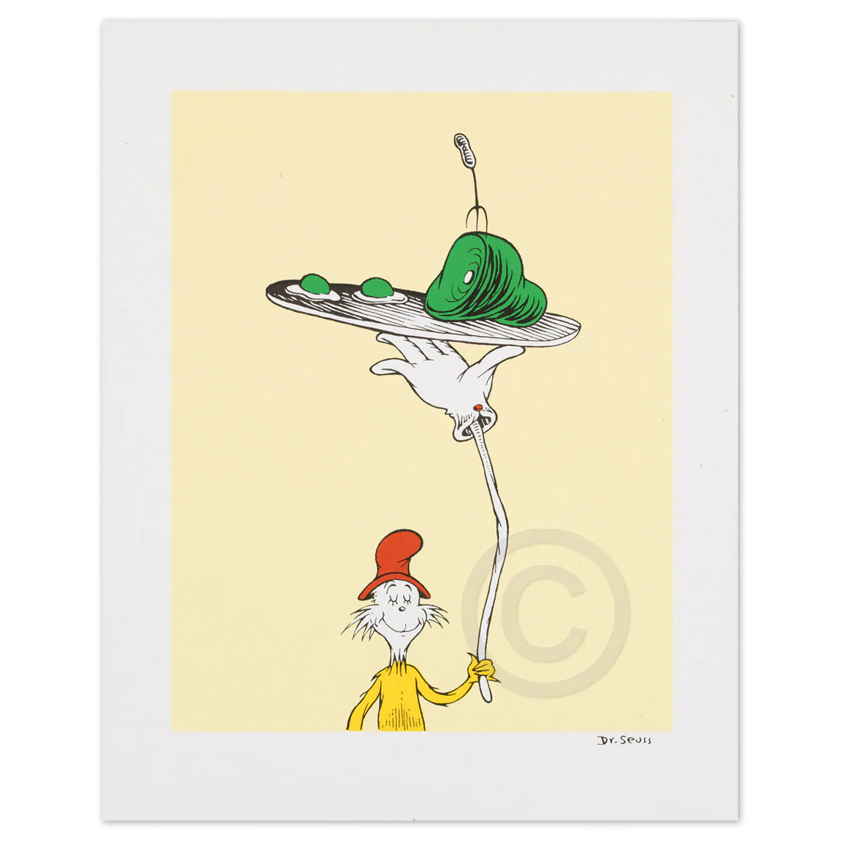 Green Eggs and Ham - Inside Book Cover - FRAMED