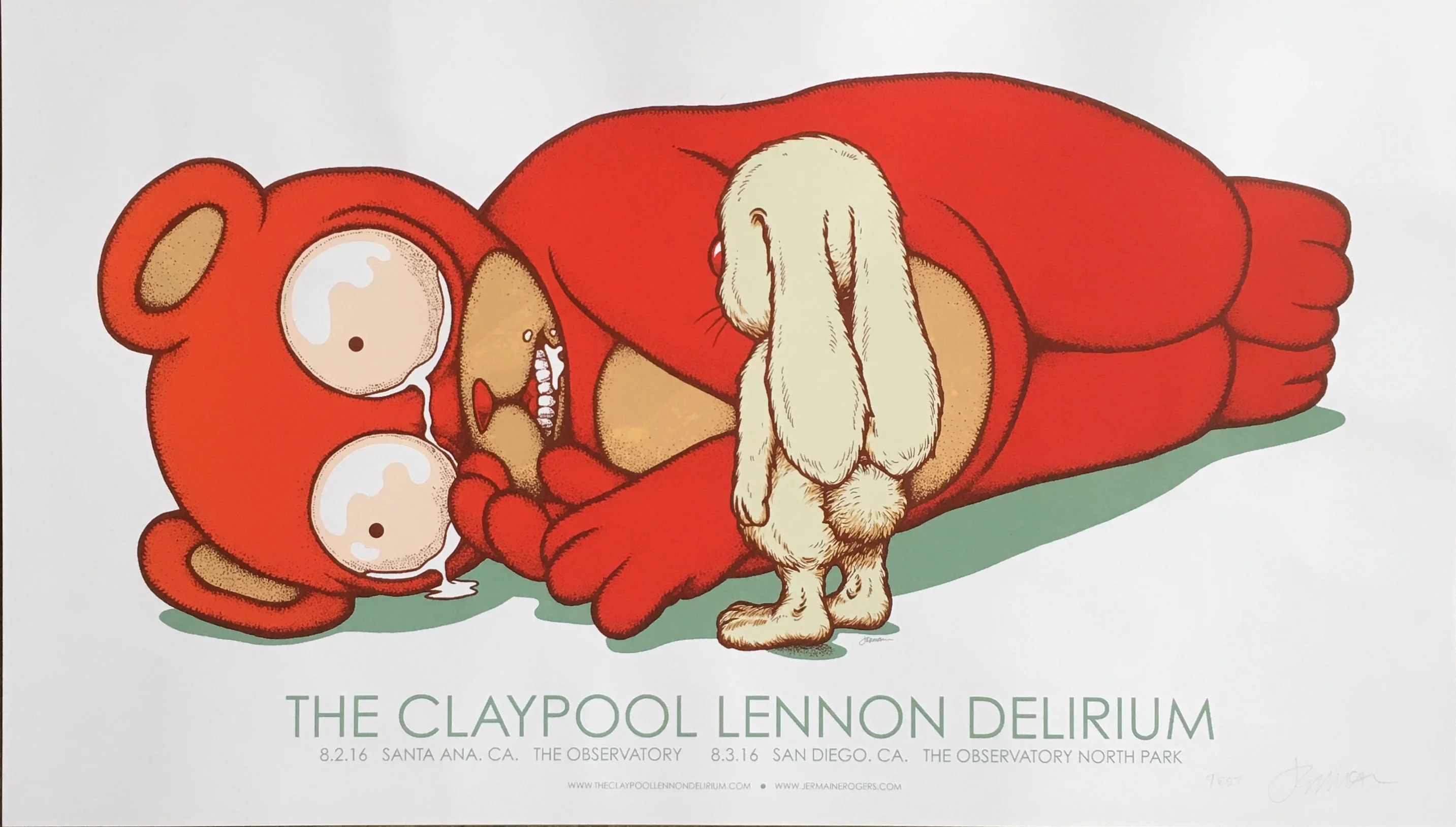 The Claypool Lennon Delirium - Santa Ana, CA - 8.2.16 double sided TEST - Image 3