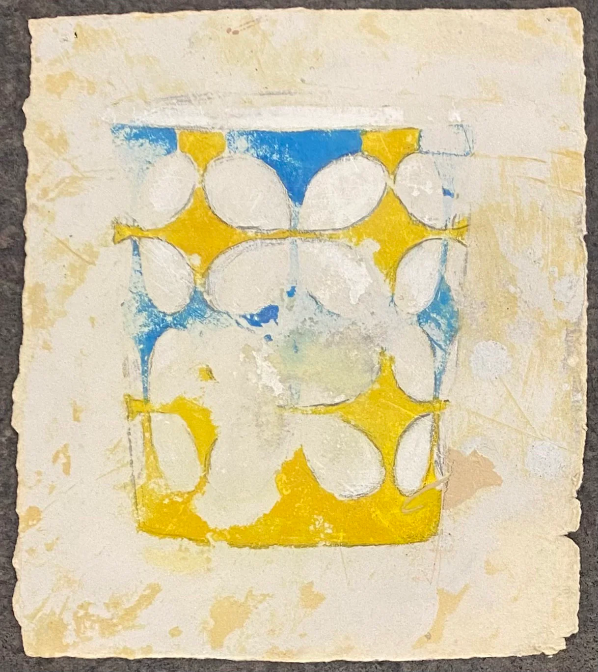 Study of Thirst - Blue / Yellow
