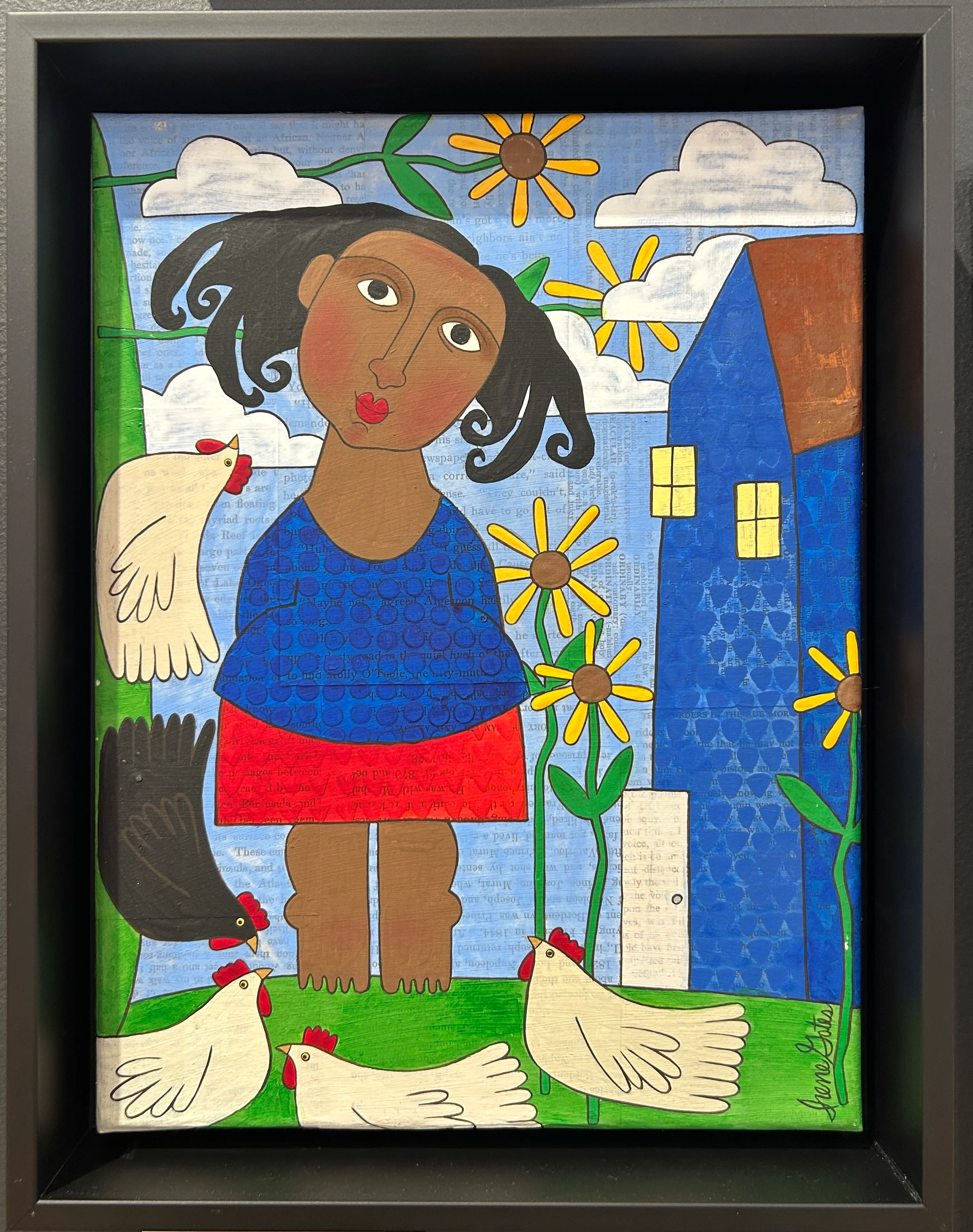 Tilly's Chickens FRAMED - Image 3