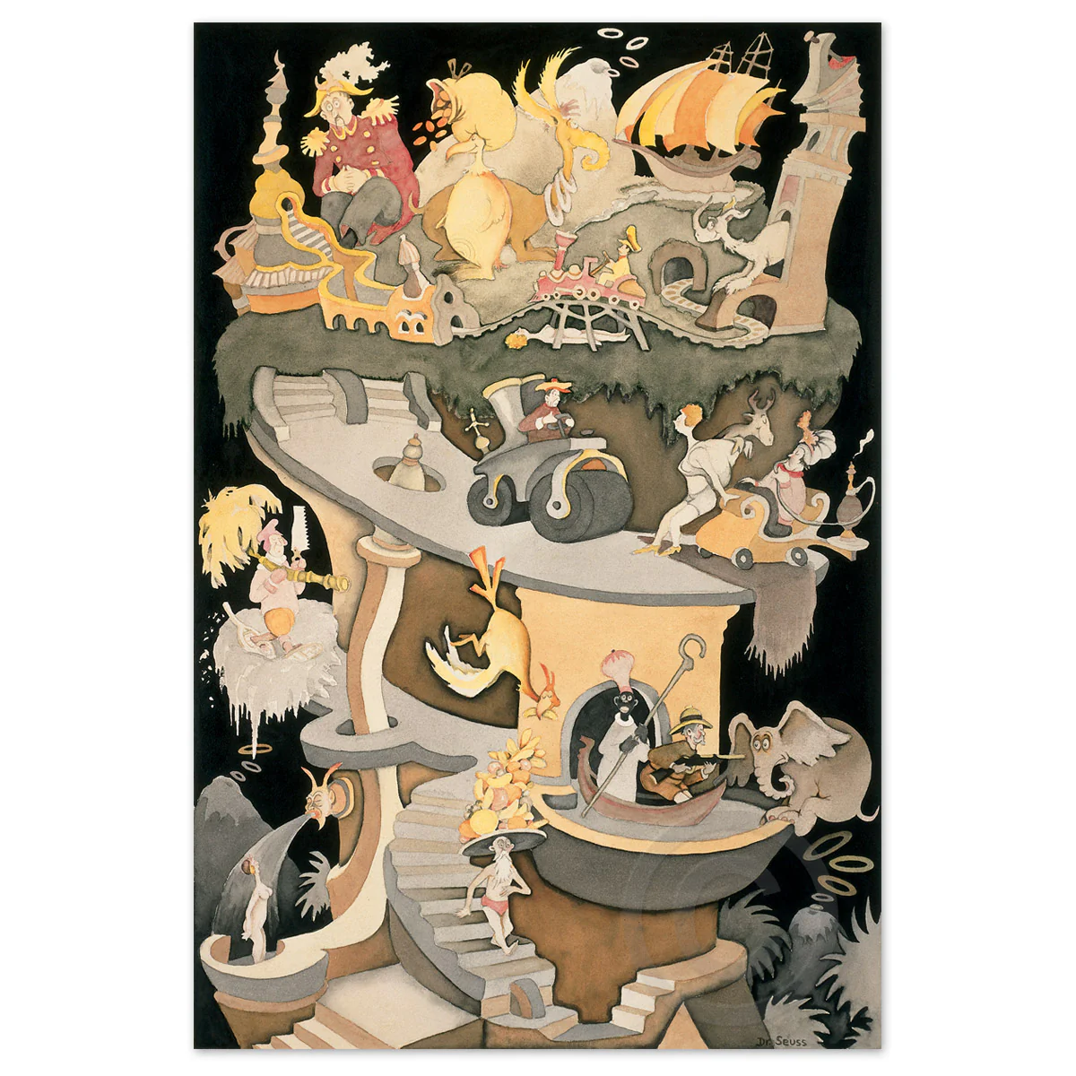 Tower of Babel 303/475 - Framed
