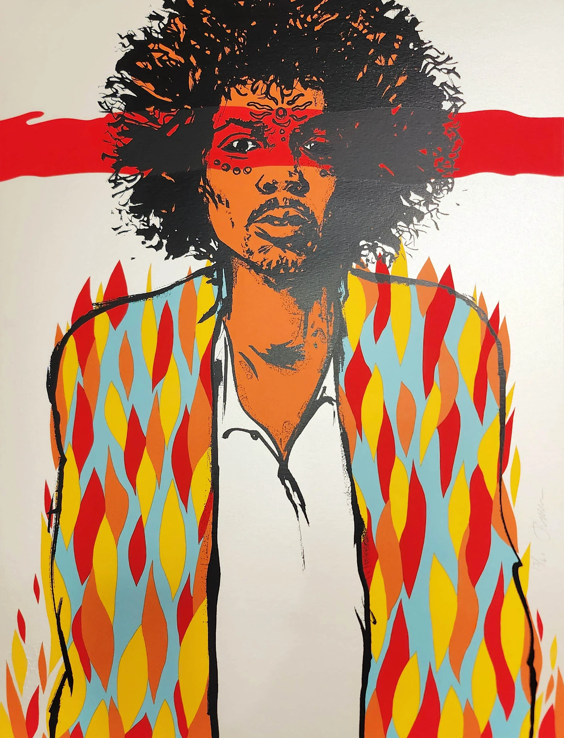 Voodoo (Jimi Hendrix) - Red stripe 13/60 on Opal - Image 2