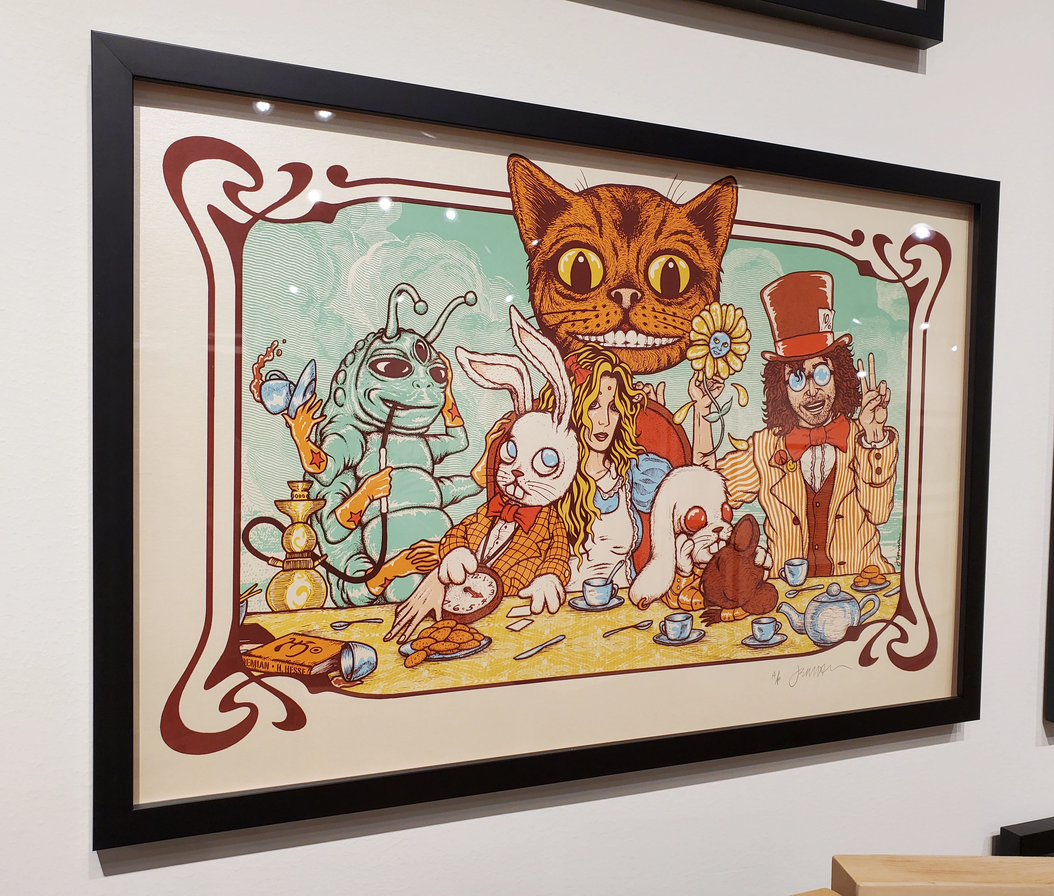Welcome To Wonderland on opal stardream - FRAMED - Image 2